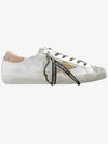 Platinum Glitter Toe Leather Low Top Sneakers White - GOLDEN GOOSE - BALAAN 2