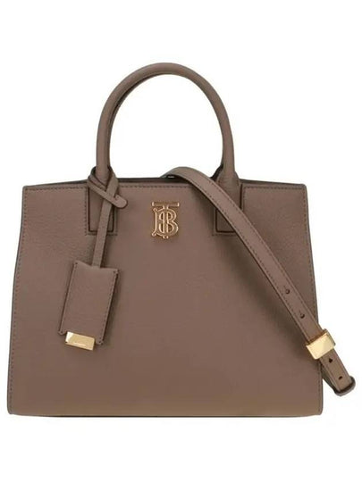 Mini Frances Tote Bag Light Saddle Brown - BURBERRY - BALAAN 2