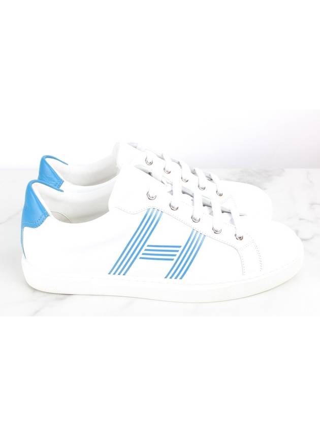 H logo avantage sneakers blue 40 250 - HERMES - BALAAN 4