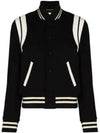 Teddy Jacket In Wool Black - SAINT LAURENT - BALAAN 2