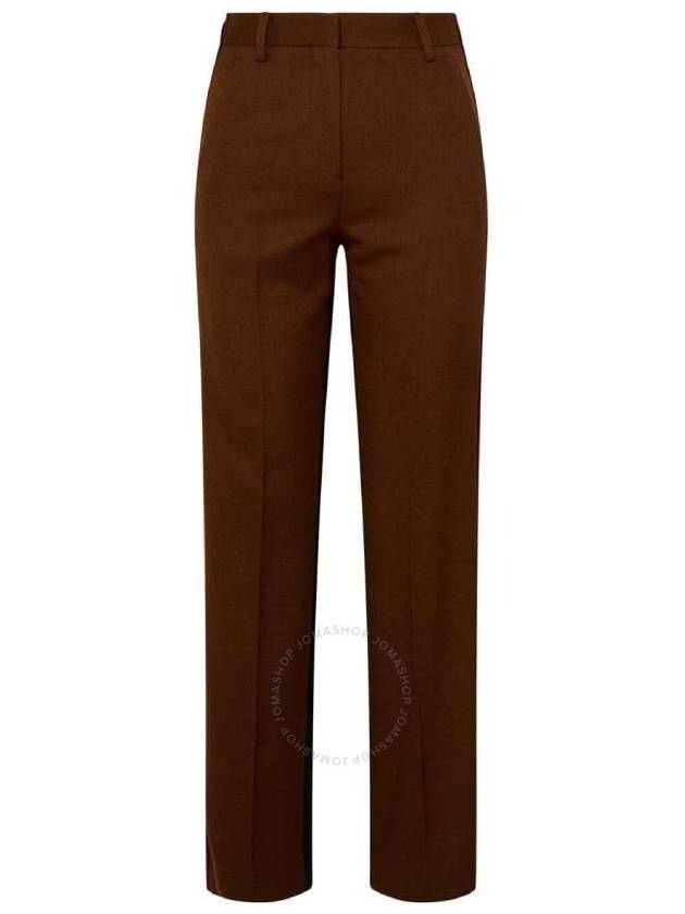 Burberry Dark Birch Brown Lottie Trousers, Brand Size 2 (US Size 0) - BURBERRY - BALAAN 1