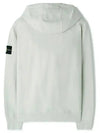 Men Wappen Cotton Fleece Hooded Zip Up Stucco - STONE ISLAND - BALAAN 3