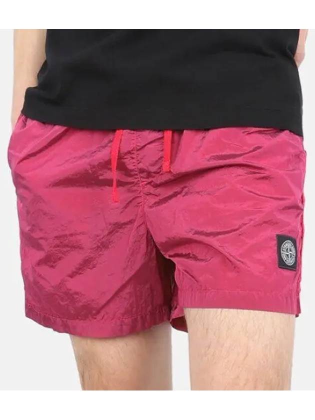 Nylon Metal Swim Shorts Purple - STONE ISLAND - BALAAN.