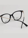 Glasses frame MM5008F 001 black horn rim Asian fit - MAX MARA - BALAAN 4