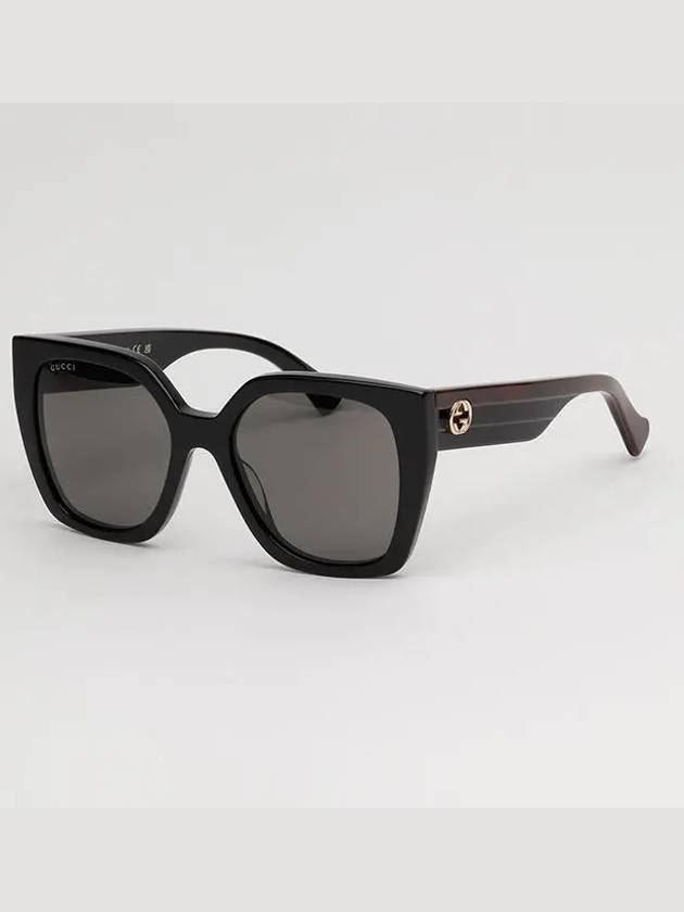 Eyewear Interlocking G Square Frame Sunglasses Black - GUCCI - BALAAN 9