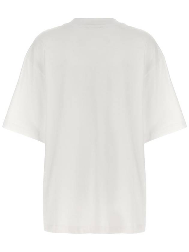 Logo Lettering Boxy Fit Short Sleeve T-Shirt White - MARNI - BALAAN 3