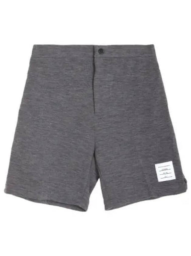 wool midi shorts - THOM BROWNE - BALAAN 1