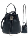 Mini Grainy Leather TB Bucket Bag Black - BURBERRY - BALAAN 2