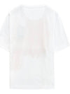 Embroidered FF Crew Neck Oversized Short Sleeve T-Shirt White - FENDI - BALAAN 3