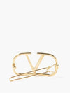 V V logo goldtone hair clip - VALENTINO - BALAAN 4