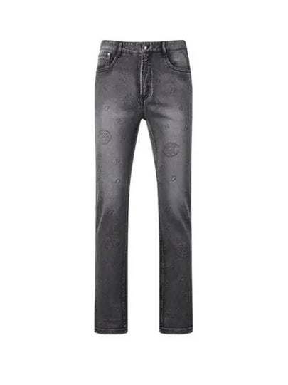 Press Pattern Washed Denim Span Jeans JB4S505 - LUX GOLF - BALAAN 2