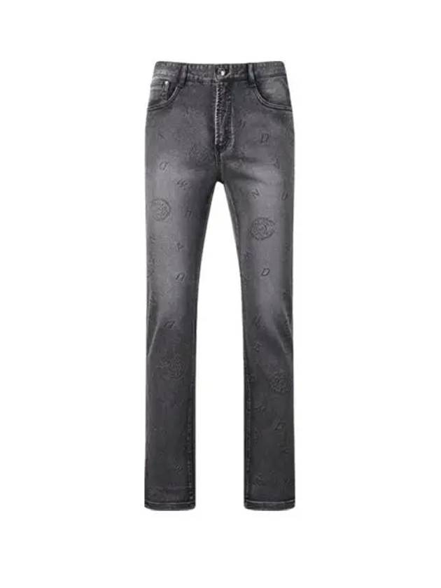 Press Pattern Washed Denim Span Jeans JB4S505 - LUX GOLF - BALAAN 4