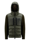 Grenoble Padded Fleece Hooded Jacket Khaki - MONCLER - BALAAN.