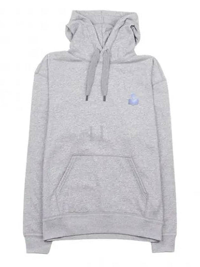 Matte Logo Print Hoodie Grey - ISABEL MARANT - BALAAN 2