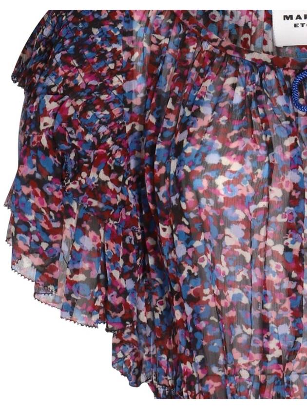 Florize Short Dress Pink Blue - ISABEL MARANT ETOILE - BALAAN 4