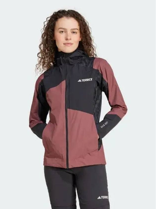 Terex XPERIOR Hybrid Rain Ready Jacket Women s Burgundy Black IX1576 716021 - ADIDAS - BALAAN 1