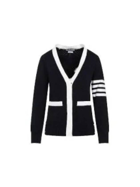 Thome Browne 4 Bar Cardigan Navy - THOM BROWNE - BALAAN 2