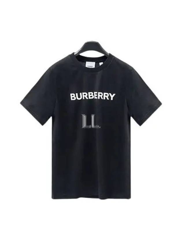 logo short sleeve t-shirt black - BURBERRY - BALAAN 2