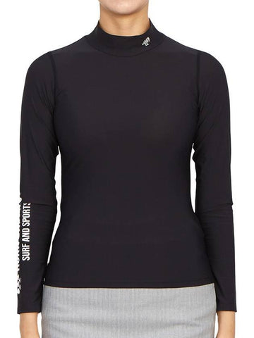 Women's Innerwear Long Sleeve T-Shirt Black - HORN GARMENT - BALAAN 1