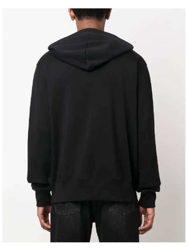 Face Logo Patch Hoodie Black - ACNE STUDIOS - BALAAN 3