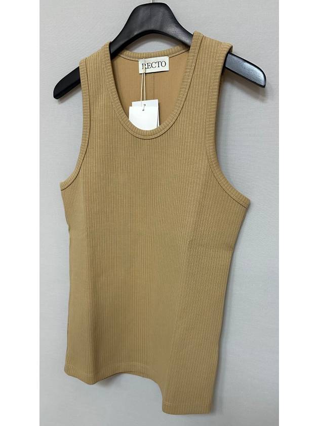 Men s RC Jacquard Logo Ribbed Tank Top 95 - RECTO - BALAAN 3