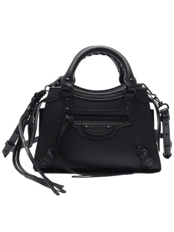 Neo Classic City Mini Leather Tote Bag Black - BALENCIAGA - BALAAN 1