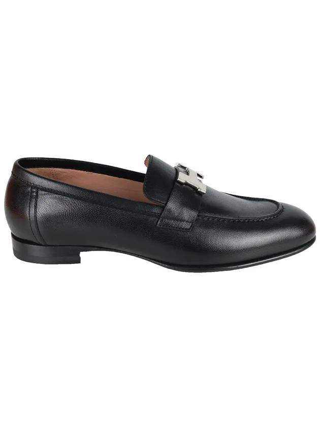 Paris Loafers Goatskin Palladium Noir - HERMES - BALAAN 3