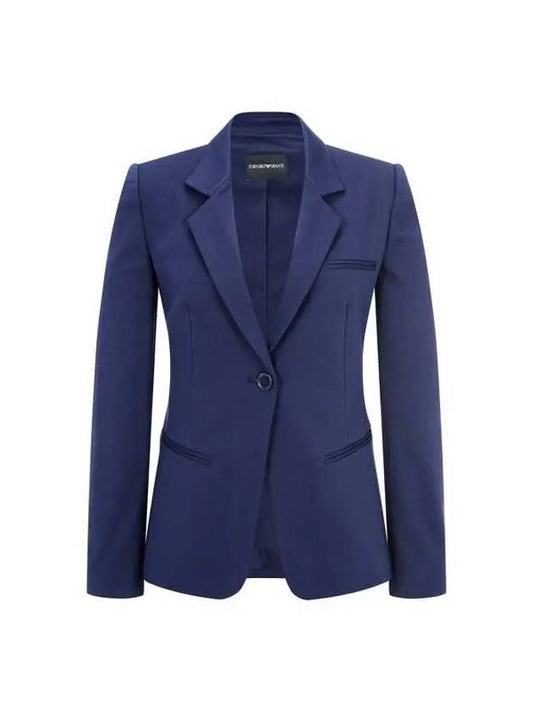 Women s Easy No Cheat Single Jacket Light Navy 271837 - EMPORIO ARMANI - BALAAN 1