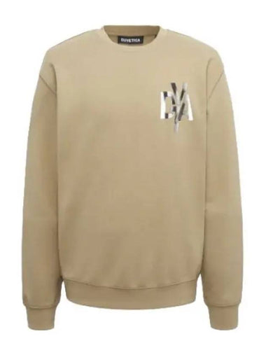 Kuroma Beige Men s Sweatshirt - DUVETICA - BALAAN 1