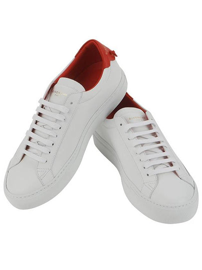 Urban Street Red Tab Low Top Sneakers White - GIVENCHY - BALAAN 2