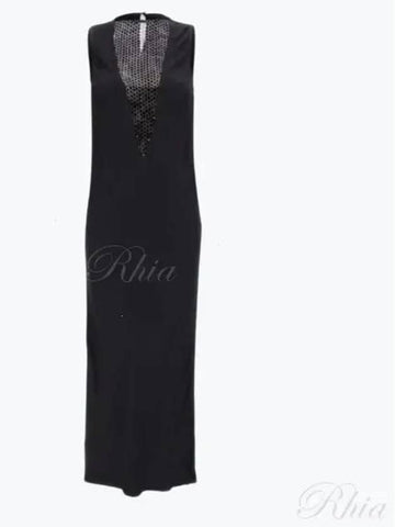 Sequin decorated sleeveless dress 112540100 - ROTATE - BALAAN 1