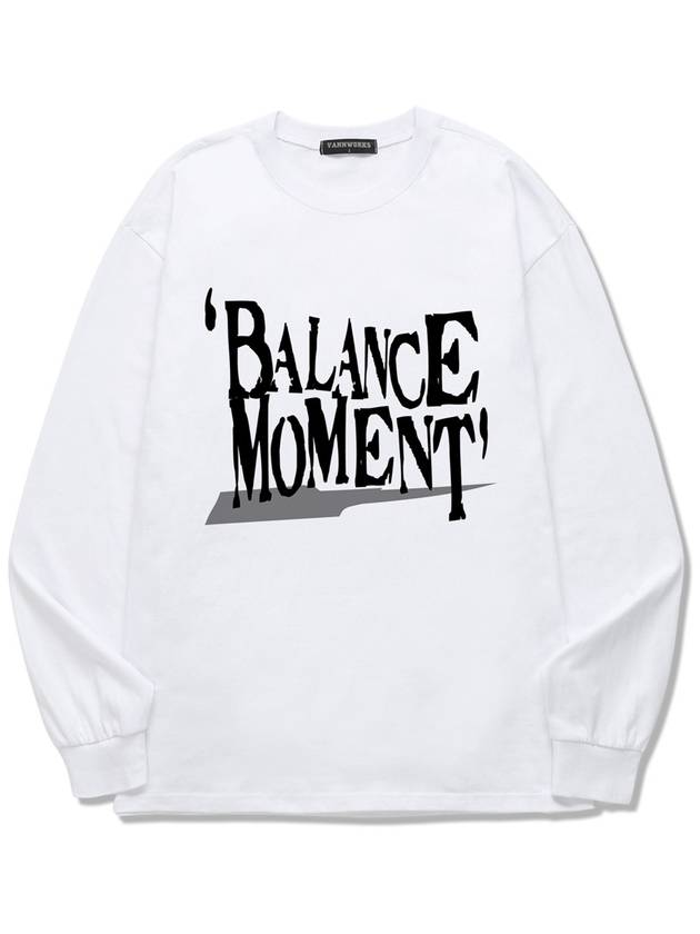 Balance Moment Long Sleeve T-Shirt White - VANN WORKS - BALAAN 2