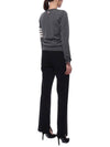 4-Bar Merino Jumper Wool Knit Top Grey - THOM BROWNE - BALAAN 7