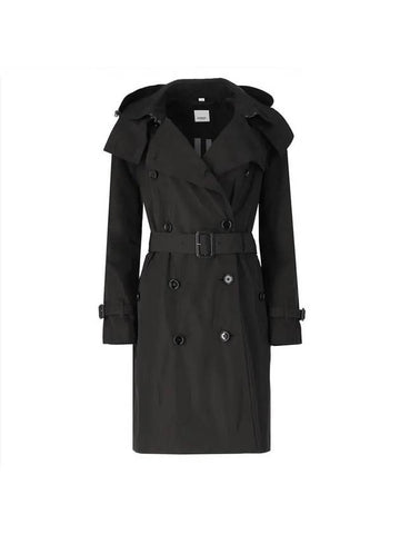 New Amberfold Trech Coat Black - BURBERRY - BALAAN 1