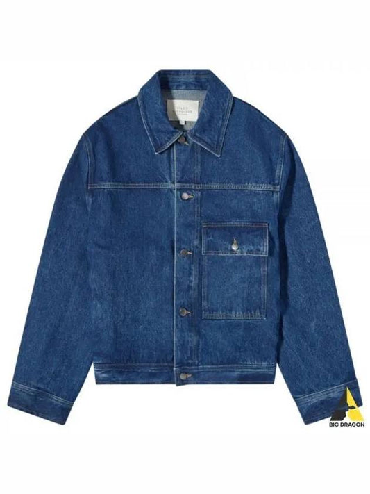 PETAR DENIM JACKET INDIGO WASH SNM 1079 - STUDIO NICHOLSON - BALAAN 1