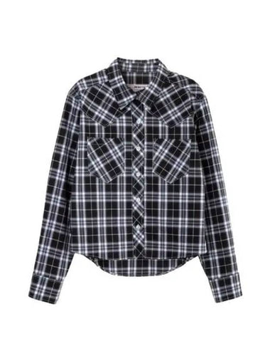 western check shirt black - HERETIC - BALAAN 1