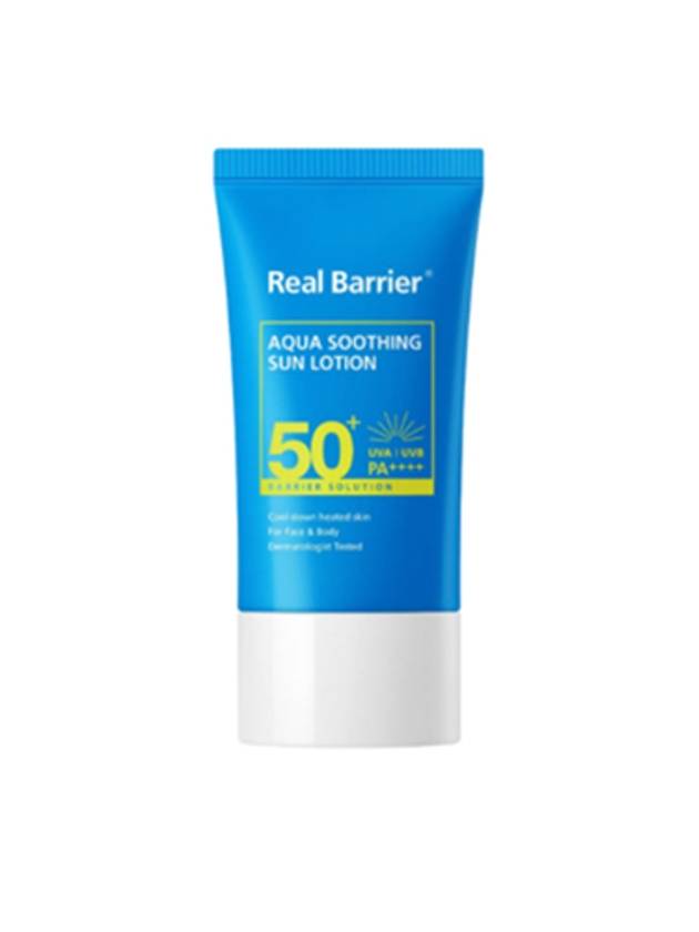 [Real Barrier] Aqua Soothing Sun Lotion SPF50+PA++++ 50ml - REALBARRIER - BALAAN 1