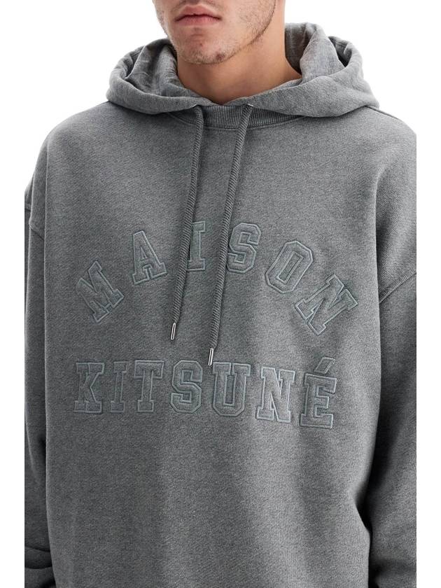 Varsity Hoodie Grey - MAISON KITSUNE - BALAAN 5