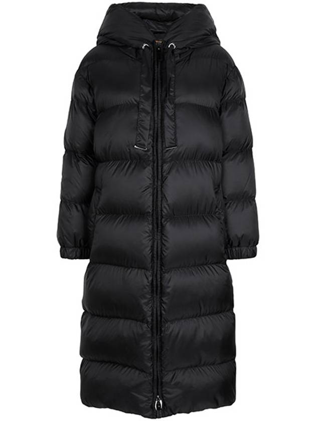 black Seypa hooded down jacket SEIPA 009 00451 - MAX MARA - BALAAN 1