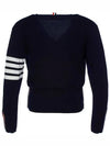 Men's Diagonal Classic Cashmere Cardigan Navy - THOM BROWNE - BALAAN 9