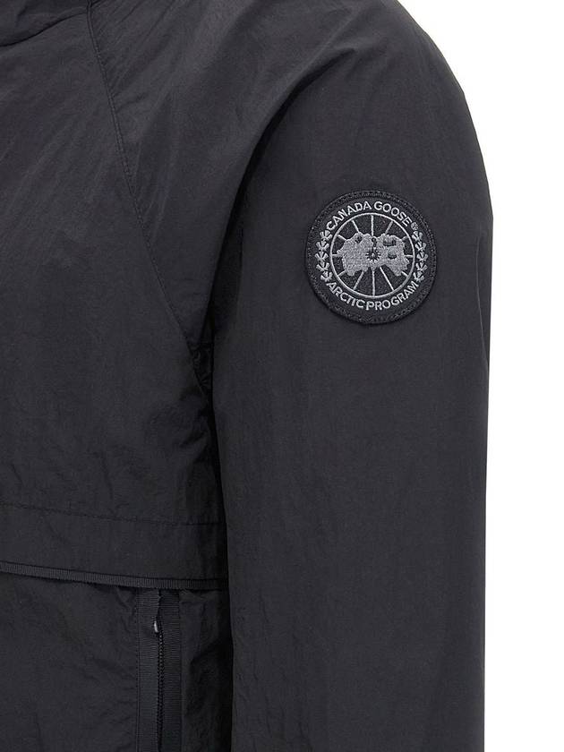 Faber Hooded Jacket Black - CANADA GOOSE - BALAAN 5