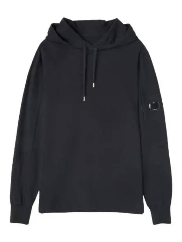 Light Fleece Hooded Black - CP COMPANY - BALAAN 1