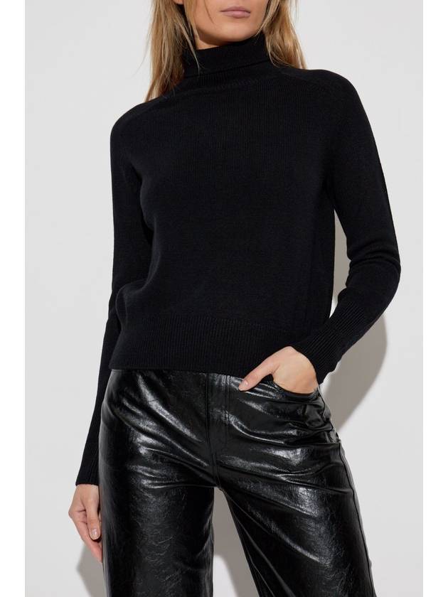 Victoria Beckham Wool Turtleneck, Women's, Black - VICTORIA BECKHAM - BALAAN 3