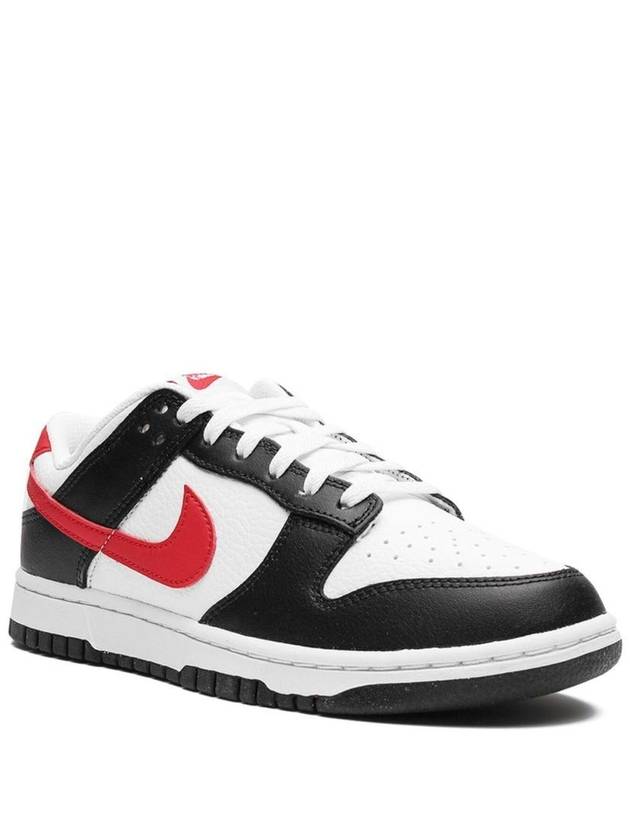 Dunk Retro Low Top Sneakers White Black - NIKE - BALAAN 3