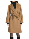 Totem Belt Virgin Wool Single Coat Camel - MAX MARA - BALAAN 4