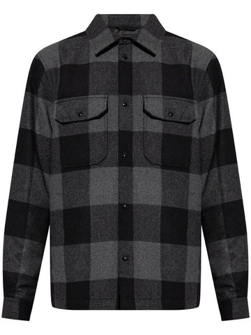 Woolrich Alaskan Wool Check Overshirt Clothing - WOOLRICH - BALAAN 1