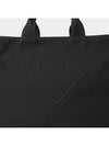 Man's Logo Embossing Canvas Tote Bag Black - PRADA - BALAAN 11