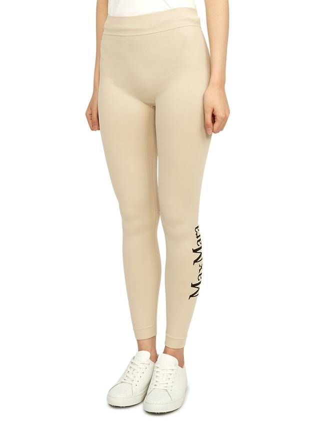 Basilea Leggings Ivory - MAX MARA - BALAAN 3