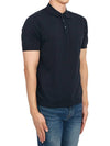 Men's Cotton Polo Shirt Navy - DRUMOHR - BALAAN 4