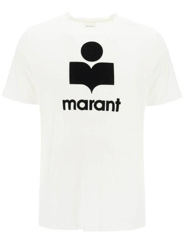 Karman Logo Short Sleeve T-Shirt White - ISABEL MARANT - BALAAN 2